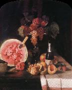 William Merritt Chase Still life and watermelon Sweden oil painting artist